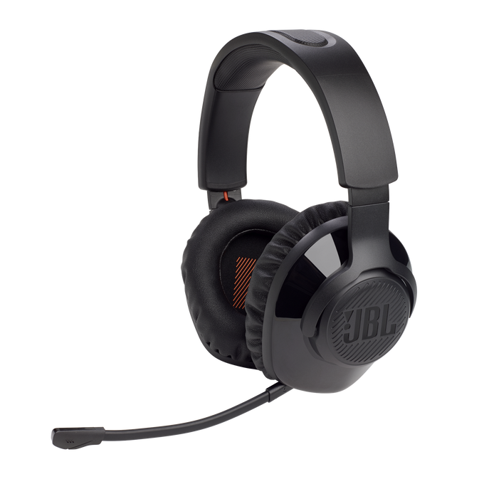 JBL Quantum 350 Wireless - Black - Wireless PC gaming headset with detachable boom mic - Detailshot 3 image number null